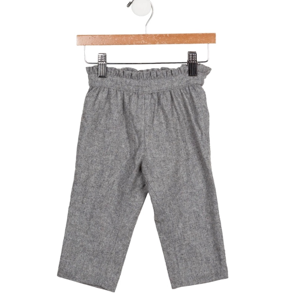 Jacadi Wool Ruffle Waist Pants- machine washable- 18m
